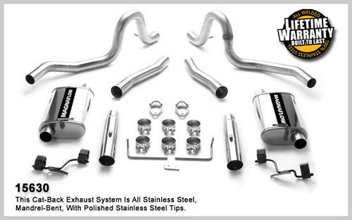 1987-93 Ford Mustang LX 5.0L Performance Cat-Back Exhaust Systems