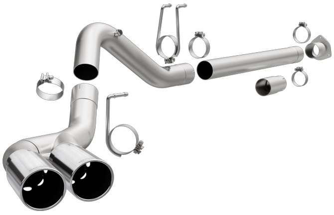 MAGNAFLOW PERF EXHAUST - 08-07 Ford F250 6.4/6.7L Filter Back Exhaust
