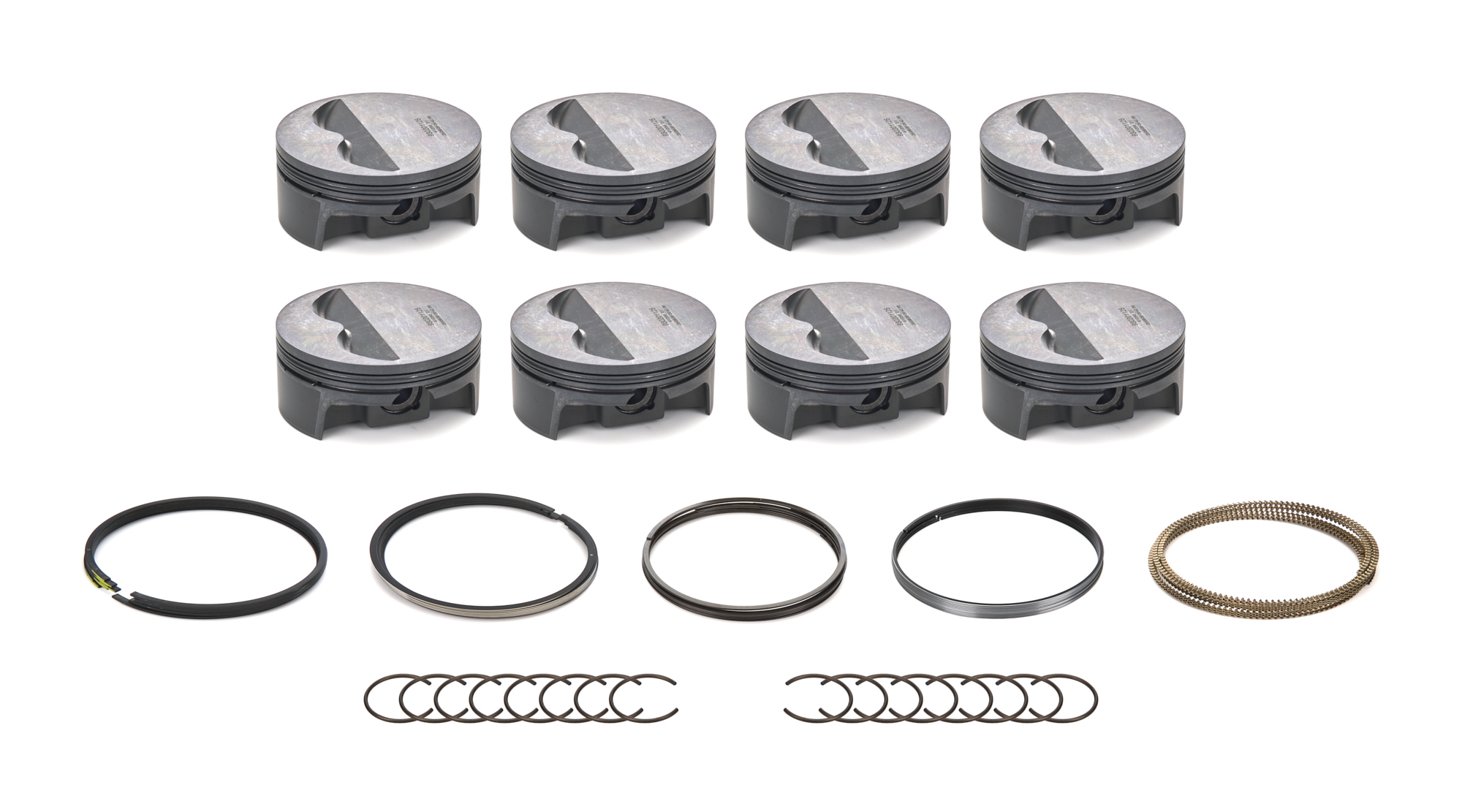 SBC FT Powerpak Piston Set 4.125 Bore -5cc