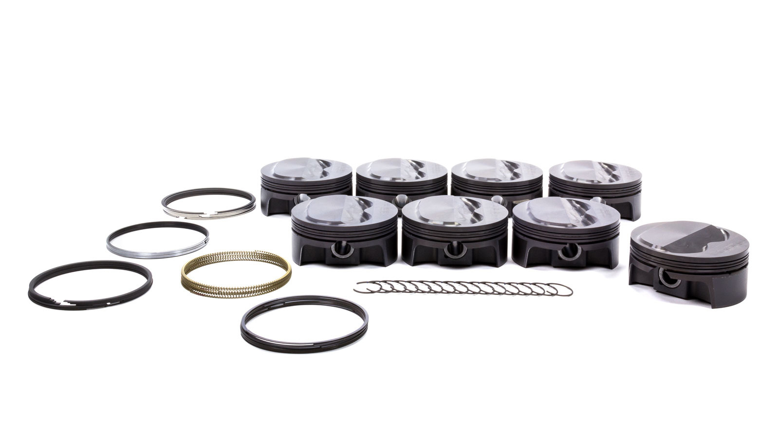 Mahle MS Piston Set SBC 414ci 4.125in Bore 3.875in Stroke 6.0in Rod .927 Pin 4cc 13.3 CR Set of 8 thumbnail 5