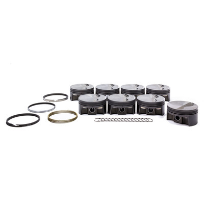 Mahle Pistons 930227765 Piston and Ring, PowerPak, Forged, 4.065 in Bore, 1.0 x 1.0 x 2.0 mm Ring Groove, Minus 4.00 cc, GM LS-Series, Kit