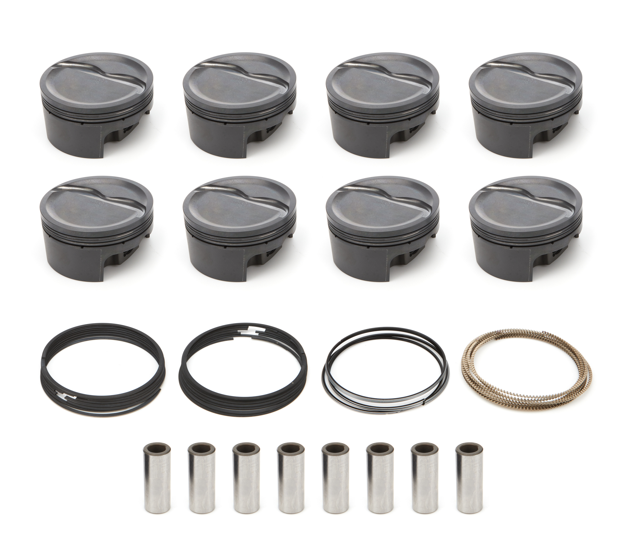 Mahle MS Piston Set SBF 464ci 4.170in Bore 4.250in Stroke 6.7in Rod .990 Pin -20cc 10.4 CR Set of 8 thumbnail 5