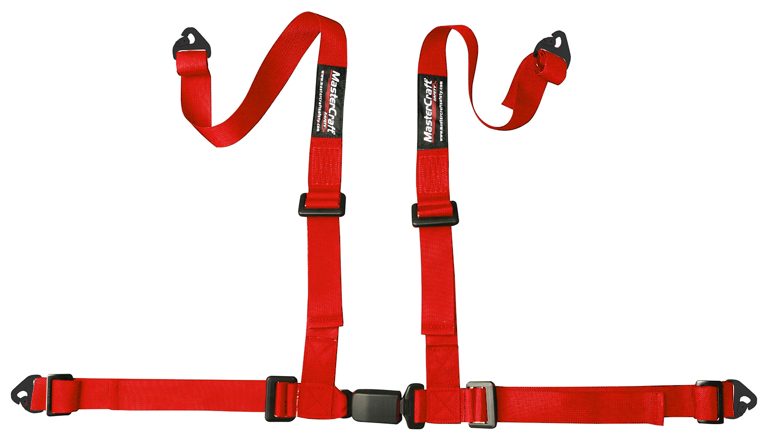 Seat Belt Restraint 2in 4 Point Snap In Red