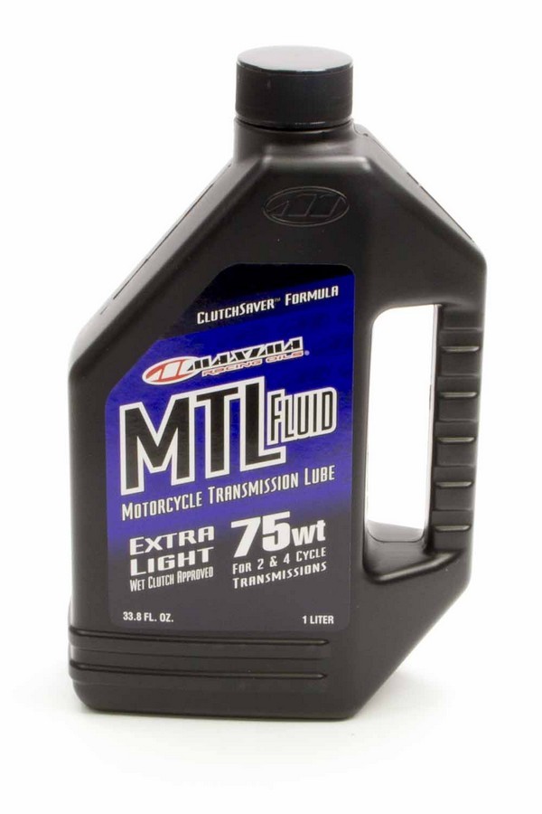 Maxima Racing Oils 42901S Transmission Fluid, Manual, 75W, Conventional, 1 L Bottle, Each