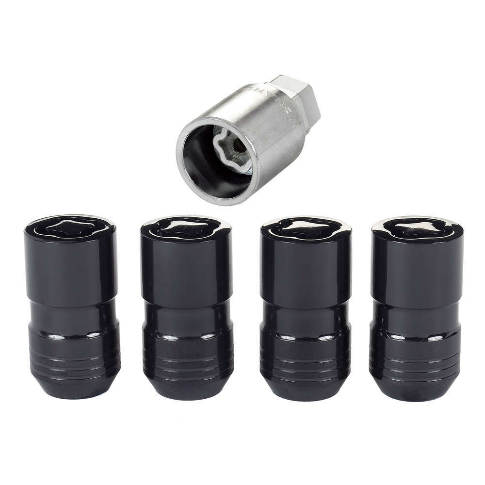 Mcgard Black Cone Seat Wheel Lock Set 14mm x 1.50 Thread 4 Pack