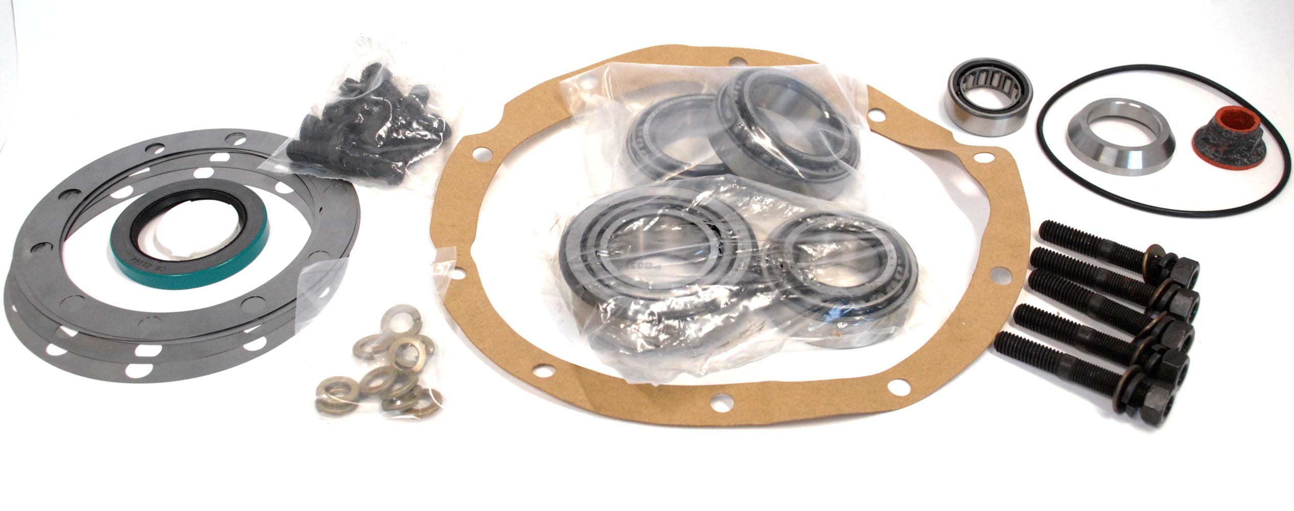 Moser Engineering R9FHP10 - Differential Installation Kit, Bearings / Crush Sleeve / Gaskets / Hardware / Seals / Shims / Thread Locker, 3.812 in Case, Ford 9 in, Kit