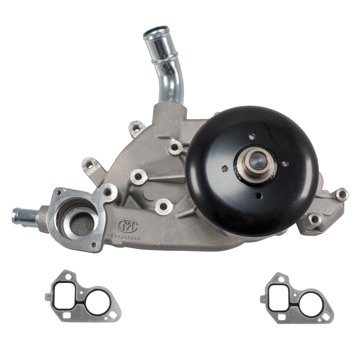 Melling Performance MWP-500 Water Pump, Mechanical, Black Pulley, 6.582 in Hub Height, Aluminum, Natural, GM LS-Series, Each