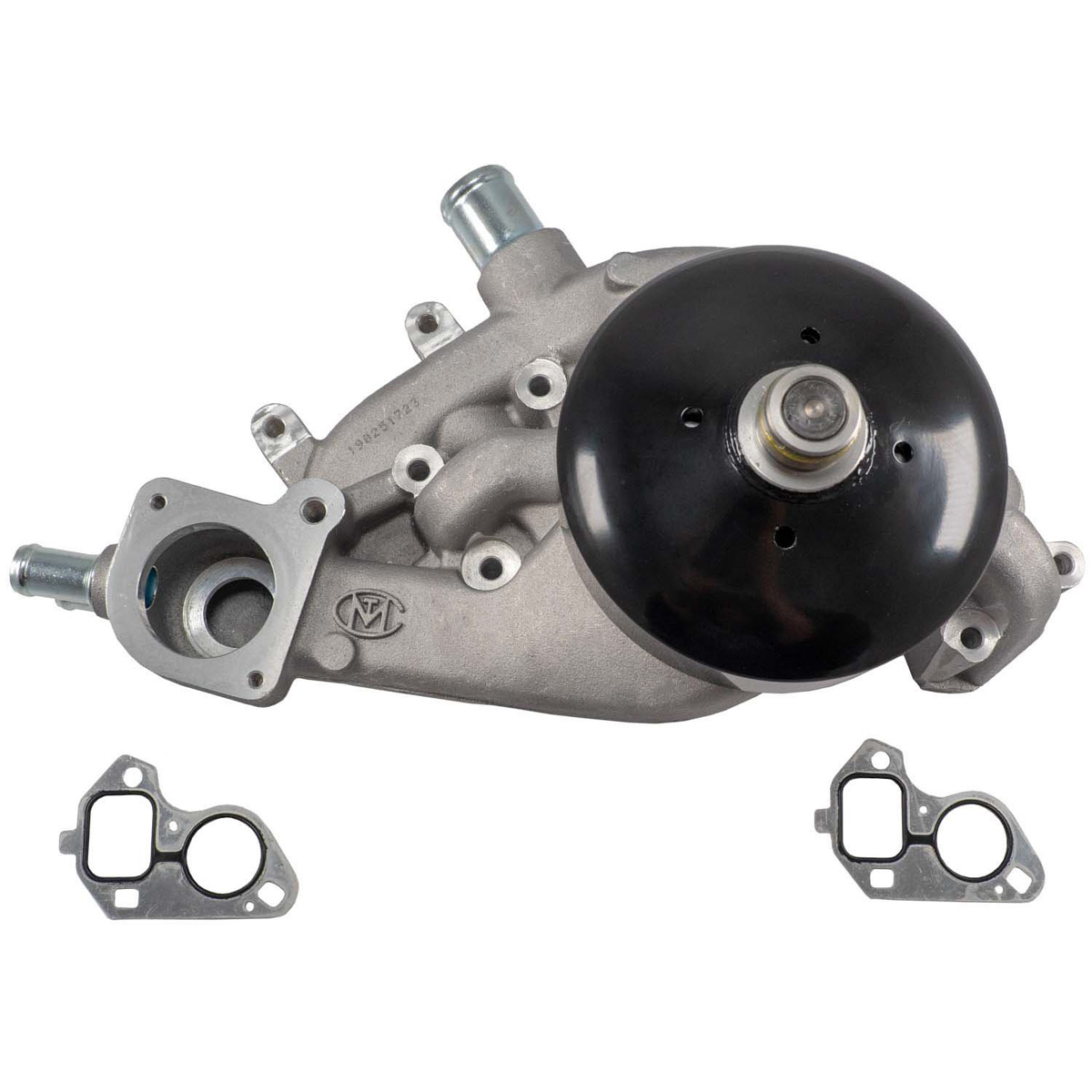 Melling Performance MWP-501 Water Pump, Mechanical, Black Pulley, 6.942 in Hub Height, Aluminum, Natural, GM LS-Series, Each