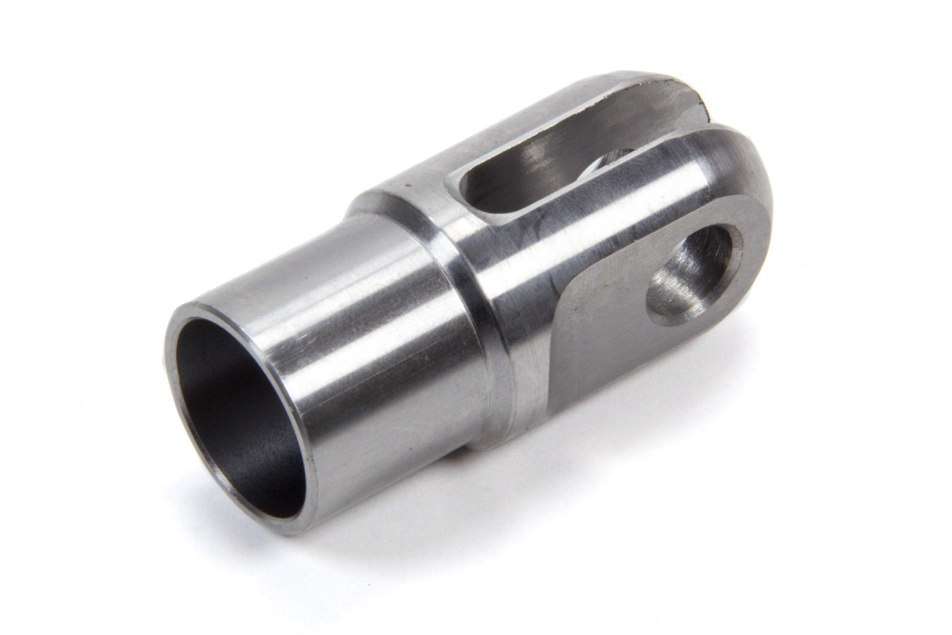 Meziere CE11 Tube End, Weld-On, Clevis, 0.260 in Slot, 3/8 in Bore, 1 in Tube, 0.058 in Wall, Chromoly, Natural, Each
