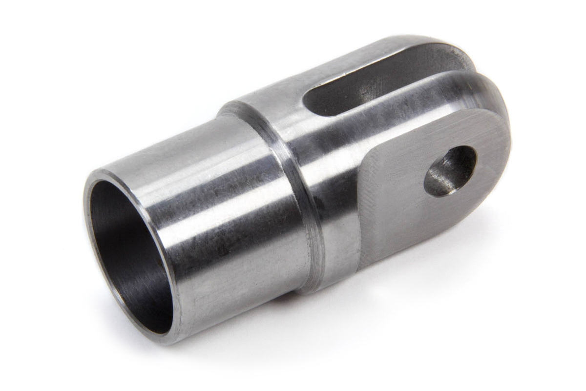 Meziere CE16 Tube End, Weld-On, Clevis, 0.260 in Slot, 3/8 in Bore, 1-1/4 in Tube, 0.058 in Wall, Chromoly, Natural, Each