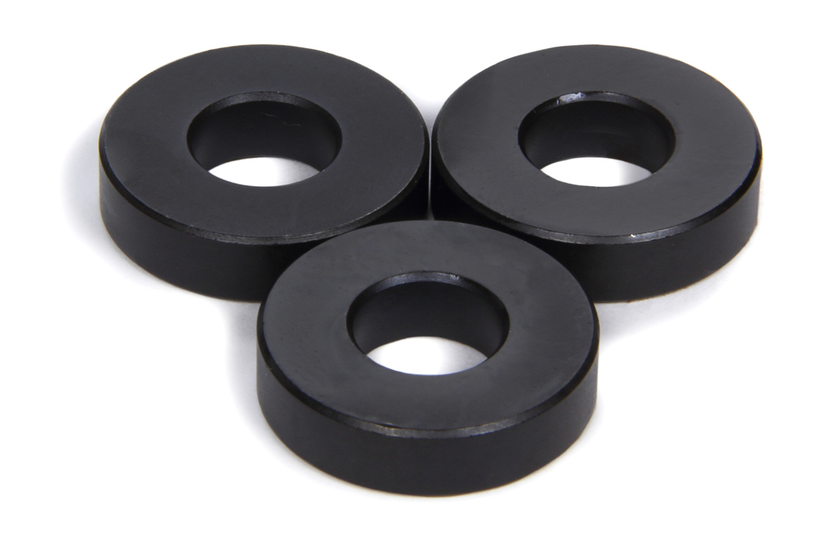 Meziere FPS437250 Torque Converter Shims, 7/16 in ID, 0.250 in Thick, Chromoly, Set of 3