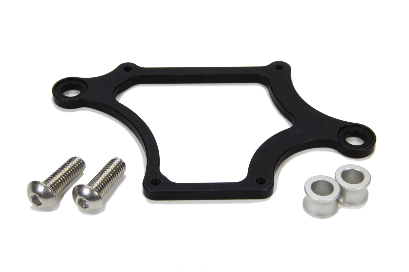Meziere MSP0038 - Ignition Coil Bracket, U-Core Style, Hardware Included, Aluminum, Black Anodized, MSD HVC II Coil, Each