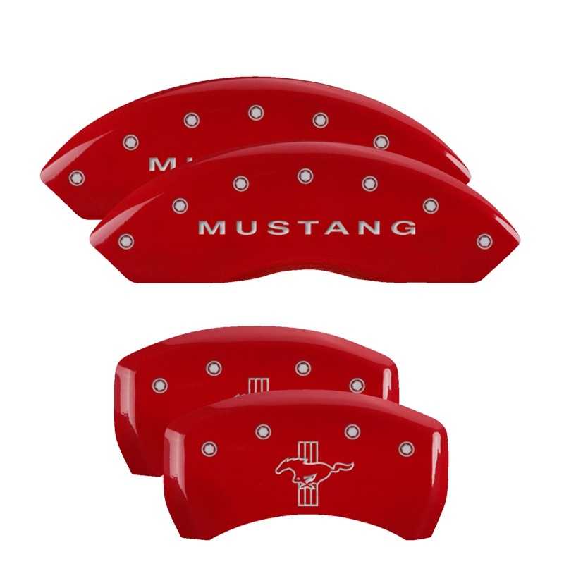 05-10 Mustang Caliper Covers Red