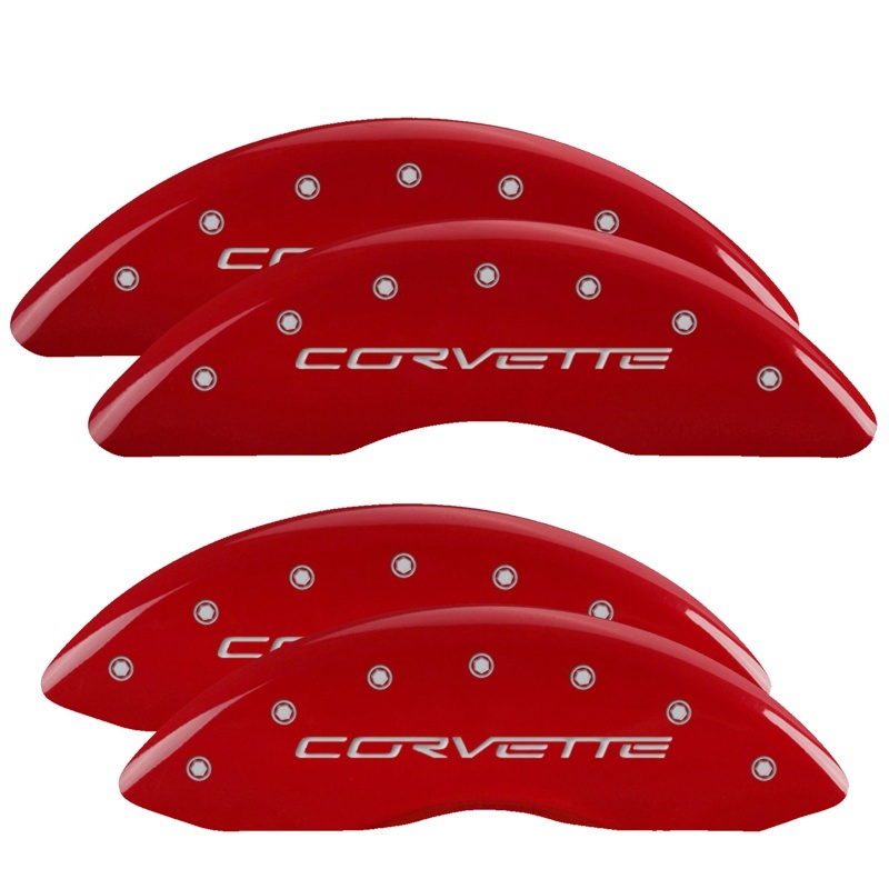 08-13 Corvette Caliper Covers Red