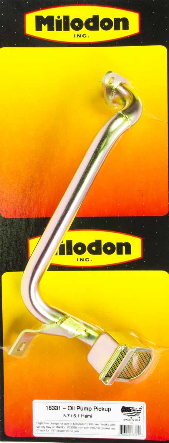 Milodon Oil Pump Pickups 18331 Pickup, Aftermarket Pan Style, Chrysler, Dodge, Plymouth, 5.7, 6.1L Hemi, 2003-2008, Swap, Each thumbnail 2