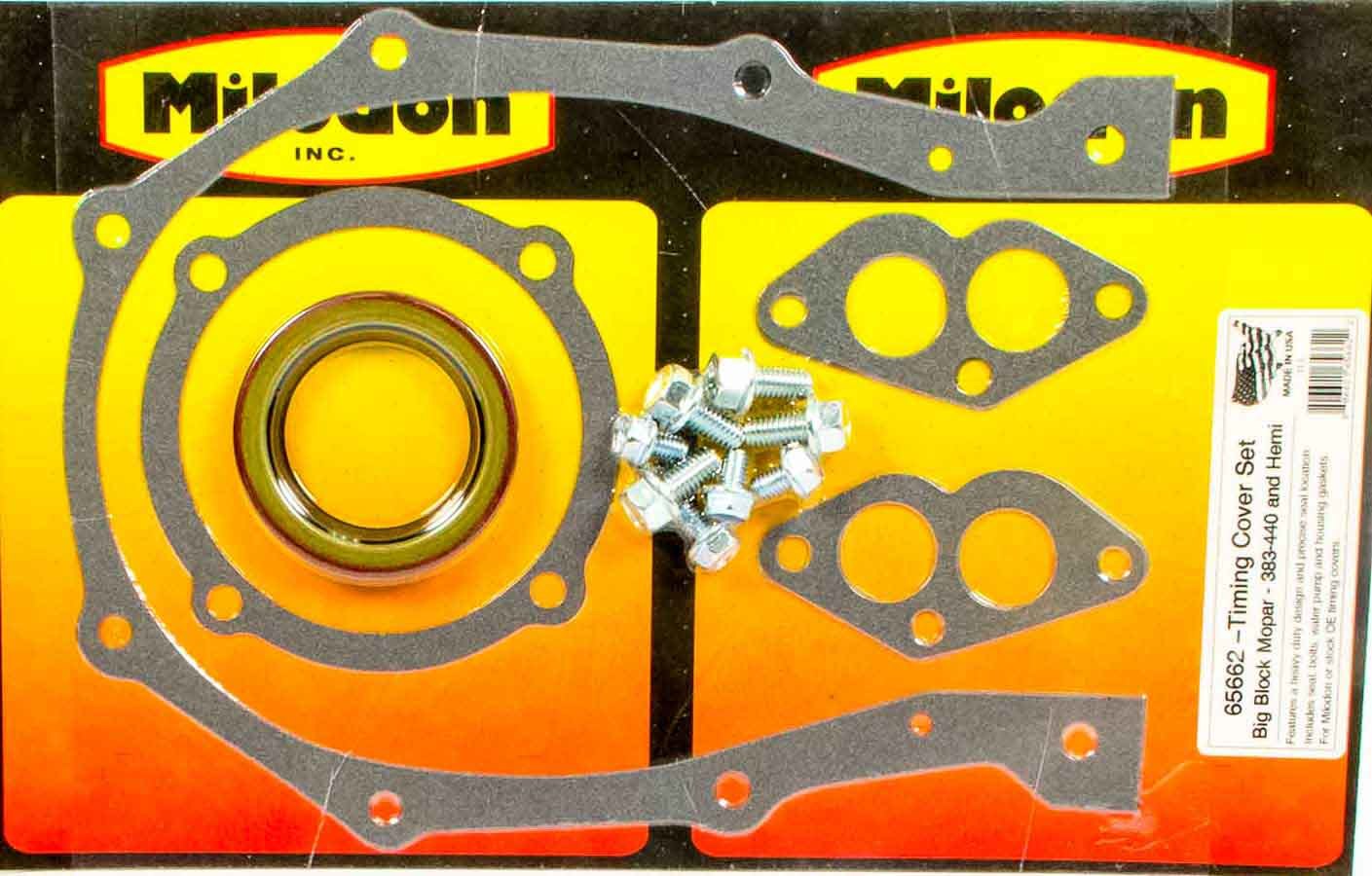 Milidon 65662 Timing Cover Gasket, Cover / Water Pump Gasket