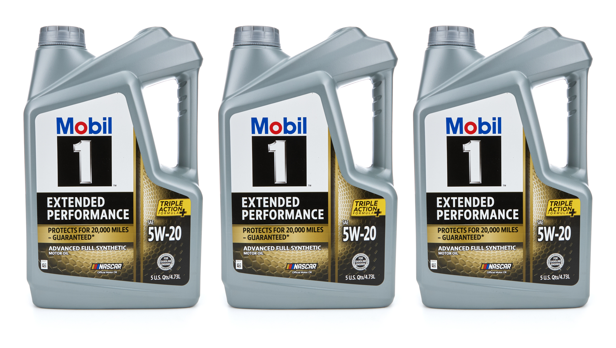 Motor Oil - Extended Performance - 5W20 - Synthetic - 5 qt Jug - Set of 3