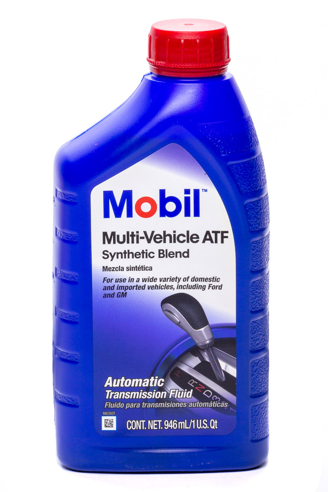 Mobil 1 123034-1 Transmission Fluid, Multi-Vehicle, ATF, Semi-Synthetic, 1 qt Bottle, Each