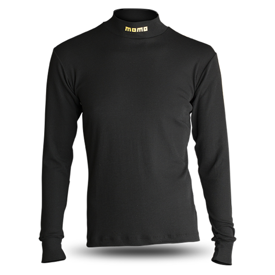 Comfort Tech High Collar Shirt Black Medium