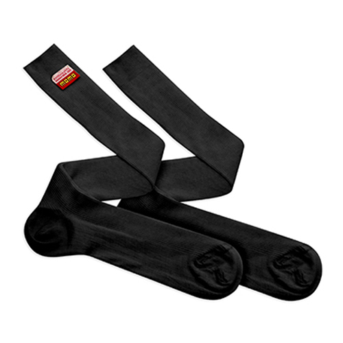MOMO Racing Comfort Tech Fire-Resistant Socks MNXLSCTBKXL0 Fire Retardant Socks, Fire Resistant Socks, Aramid Fabric, Black, Men's X-Large, Pair thumbnail 2