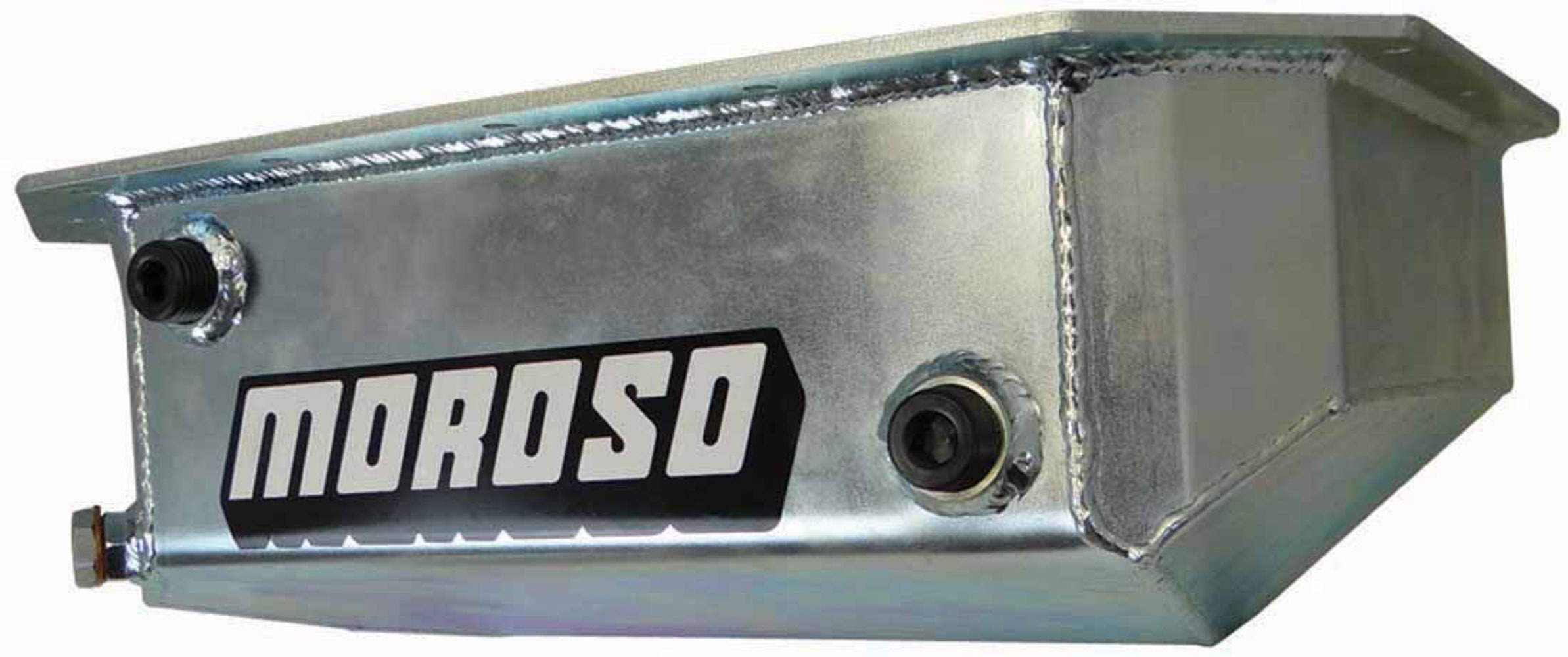 Moroso 20919 Engine Oil Pan, Street / Strip, Driver Side Sump, 5.5 qt, 5.500 in Deep, Baffled, Steel, Zinc Oxide, Honda K-Series, Each