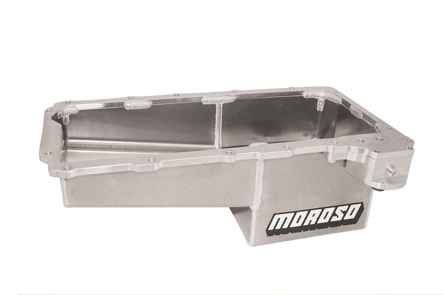 Moroso 21153 Engine Oil Pan, Drag Race, Wet Sump, 7 qt Capac