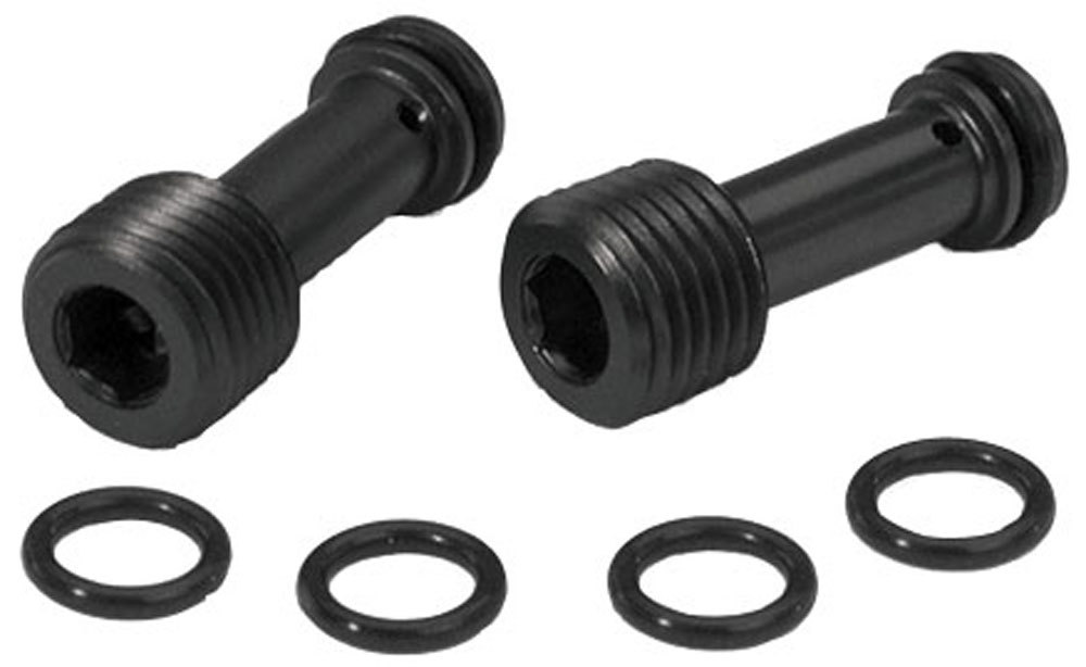 Moroso 22016 Oil Restrictors, Allen Head, Aluminum, Black An