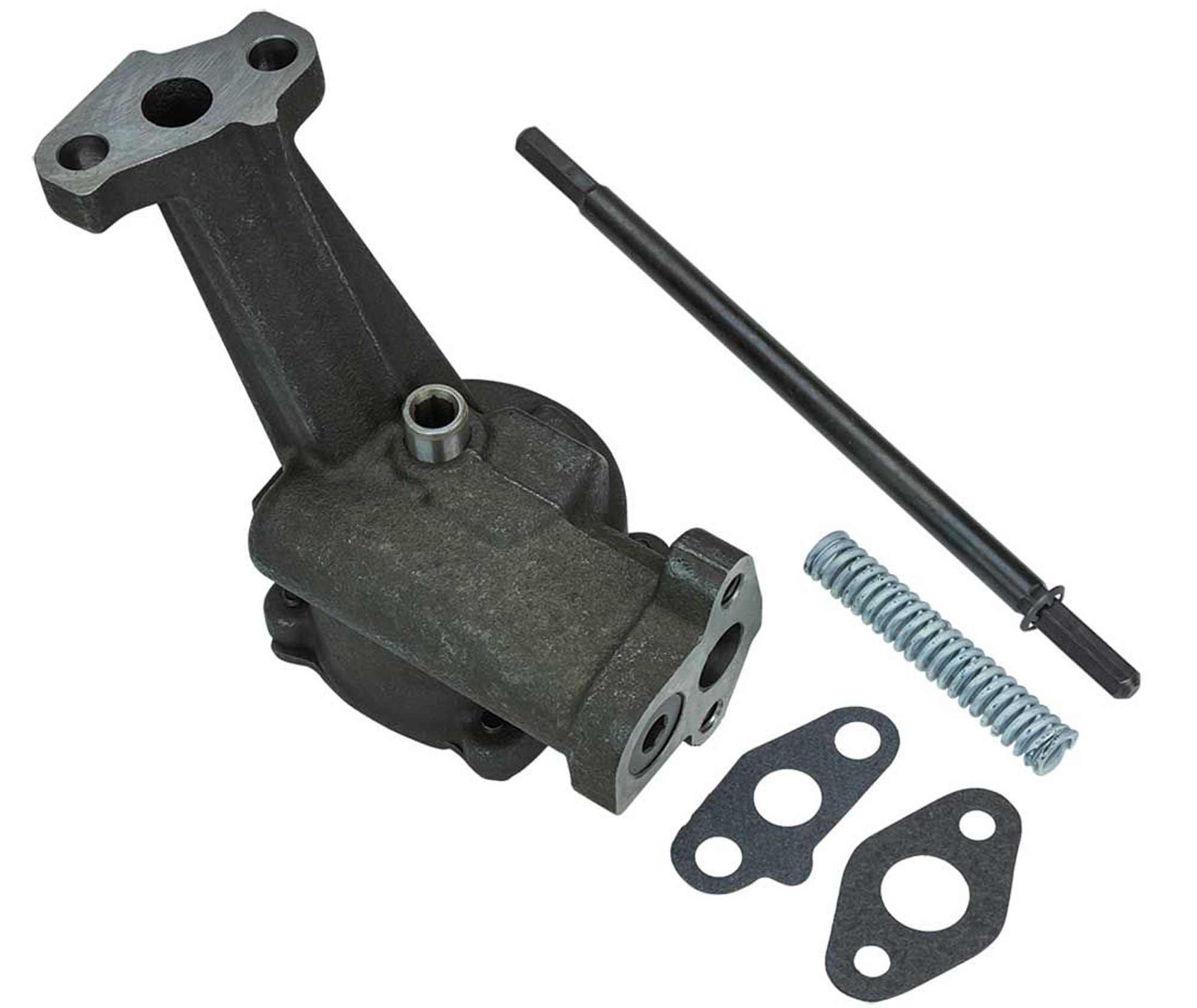 Moroso 22153 Oil Pump, Wet Sump, Internal, High Volume, Standard Pressure, Gaskets / Spring / Shaft Included, Small Block Ford, Each