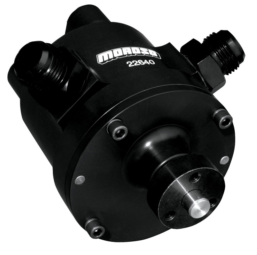 Moroso 3 Vane Vacuum Pump for Wet Sump Oiling Systems
