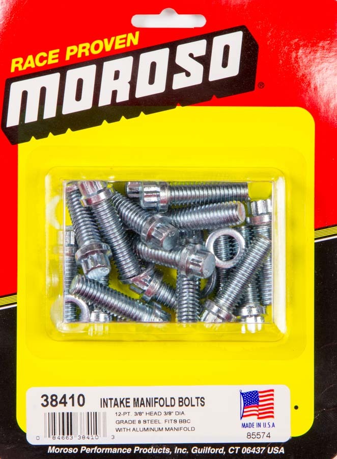 Moroso 38410 - Bb Chevy Intake Bolts 