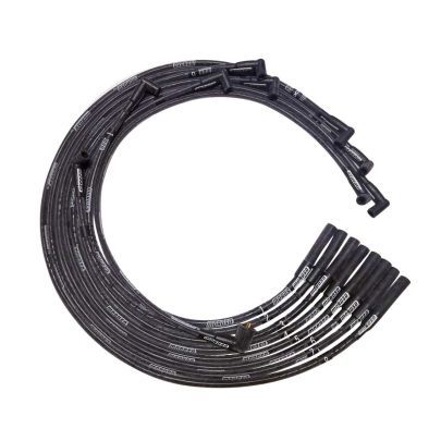 Moroso BB Chrysler Mopar Sleeved Str Plug HEI Ultra Spark Plug Wire Set - Black thumbnail 3