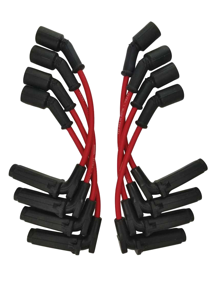 Moroso 52034 - Ultra Plug Wire Set GM LS 11.0 Long Red