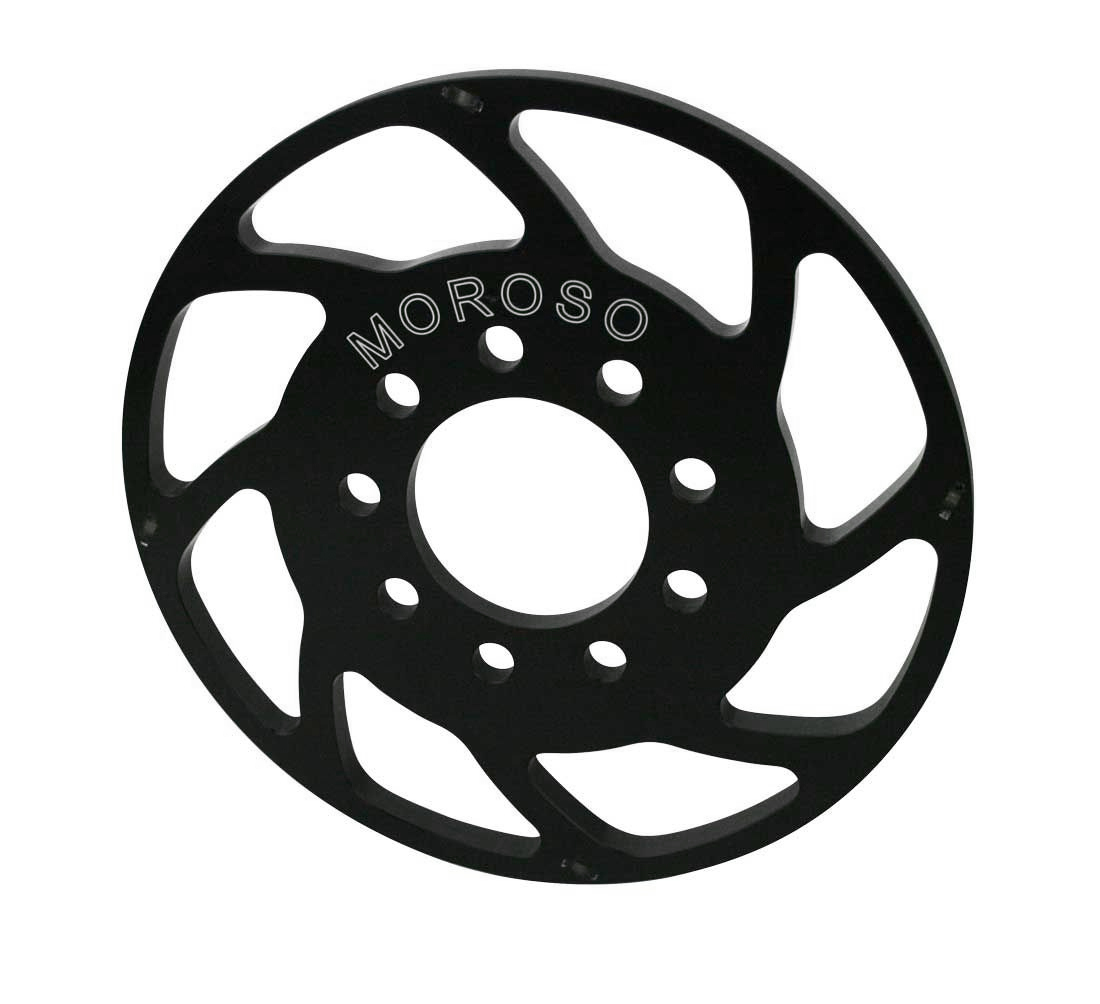 Moroso 60017 Crank Trigger Wheel, 8 in Balancer, Aluminum, Black, Moroso Ultra Series Crank Triggers, Each