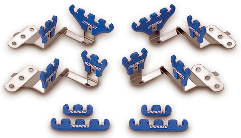 Moroso 72140 Spark Plug Wire Loom, Valve Cover Mount, 79 mm