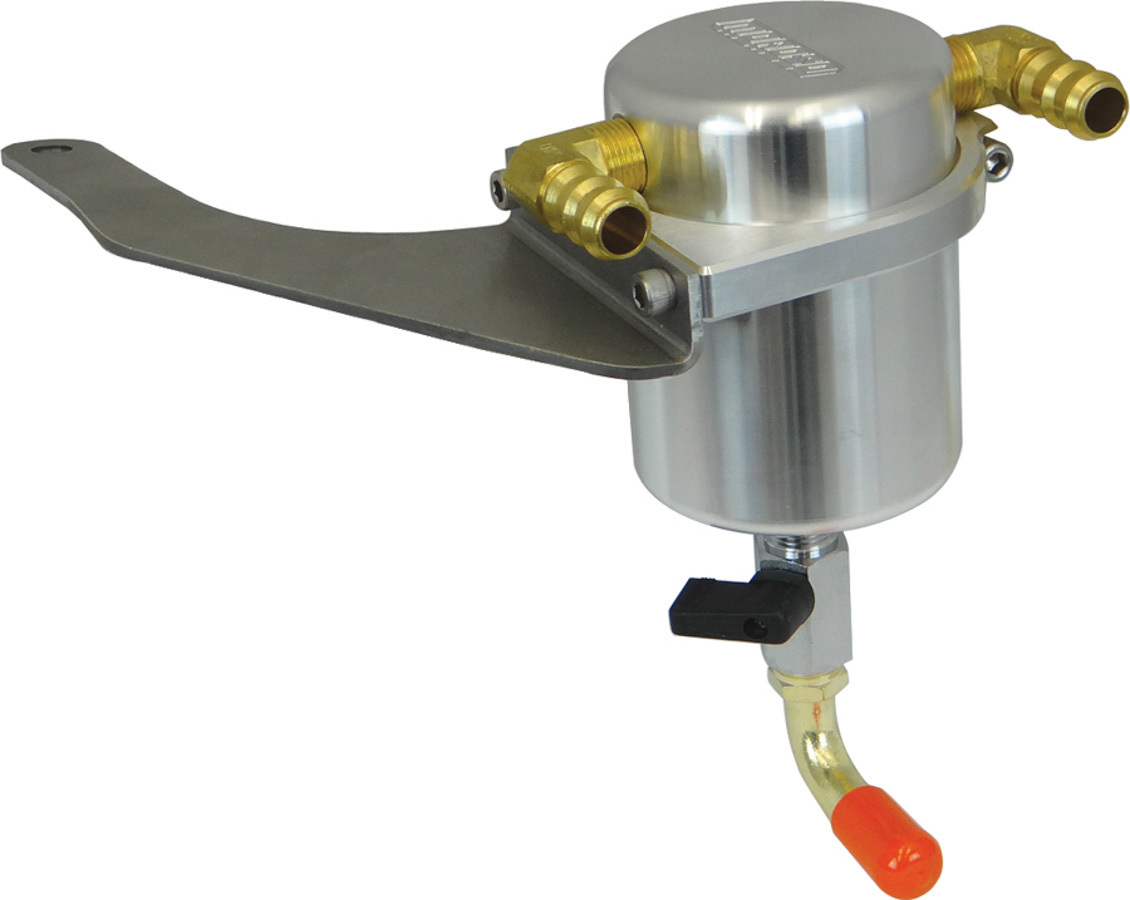 Moroso 85522 AirOil Separator, Aluminum, Polished, Ford Coy