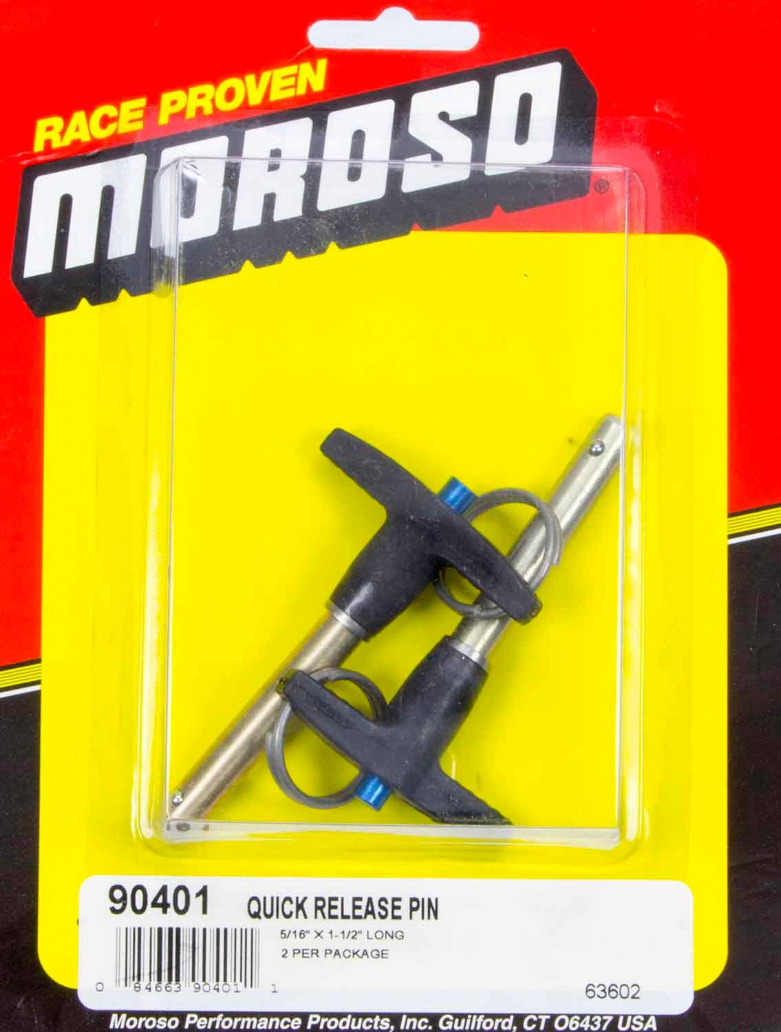 Moroso Quick Release Pin - 5/6in Diameter x 1-1/2in Long - 2 Pack thumbnail 3