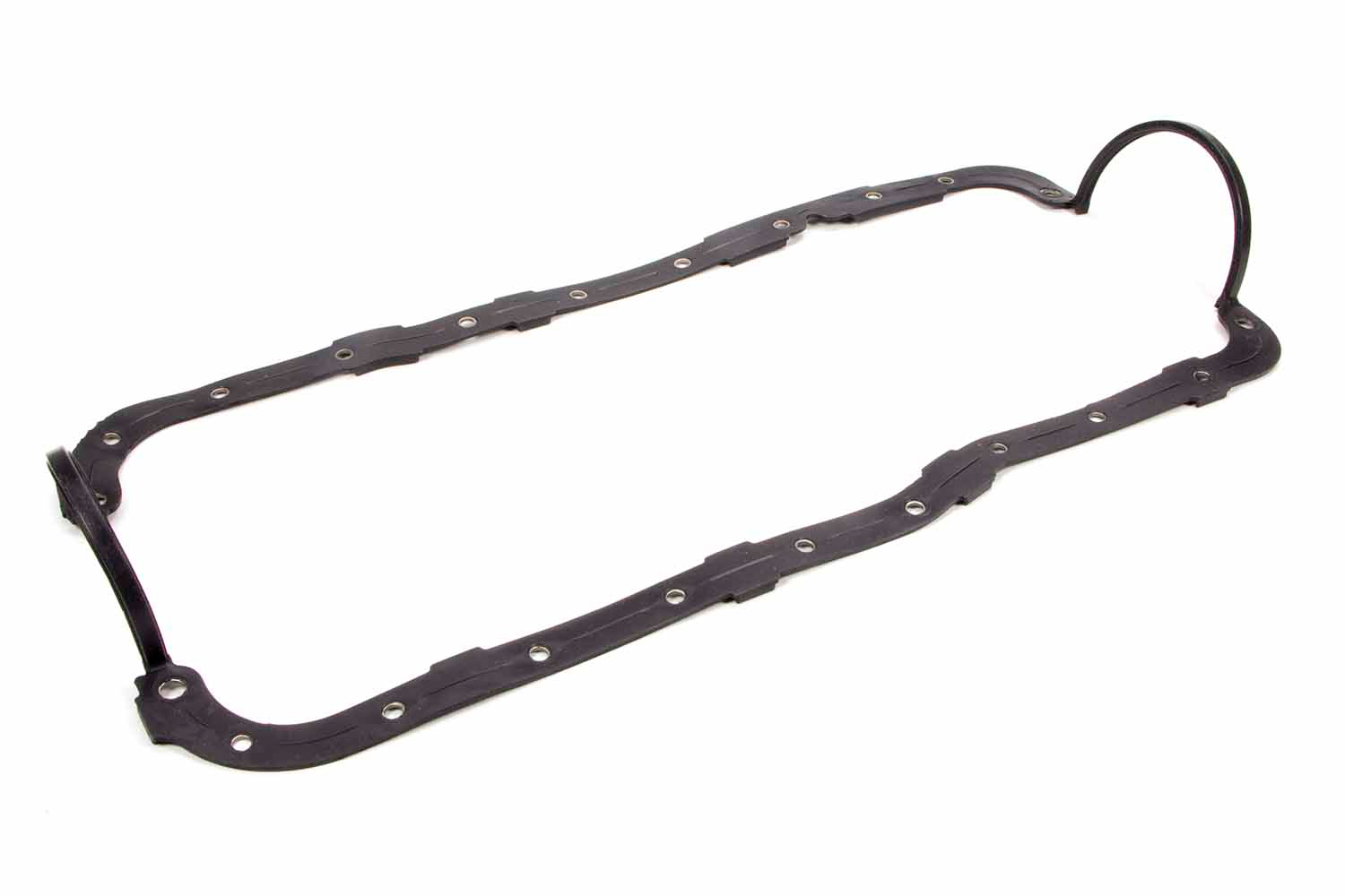 Moroso 93162 Oil Pan Gasket, 1Piece, Rubber, Smooth Rail Pa