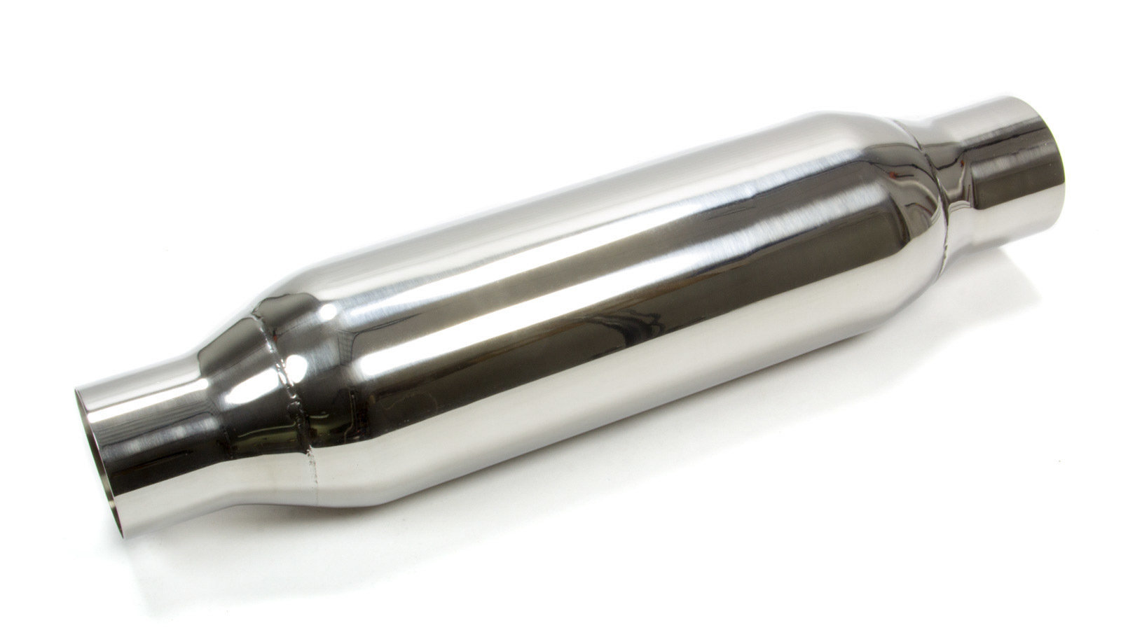 S/S Spiral Flow Muffler - 2.5in Polished