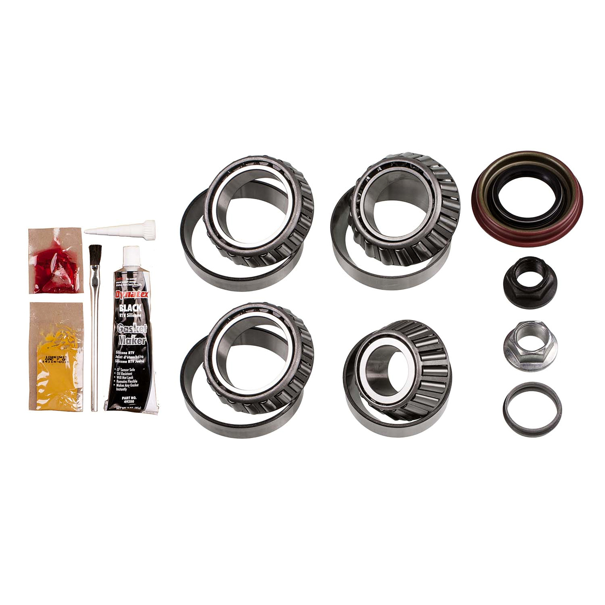 Motive Gear R9.75FRL - Differential Bearing Kit, Bearings / Crush Sleeve / RTV / Seal / Pinion Nut / Thread Locker, Ford 9.75 in, Kit