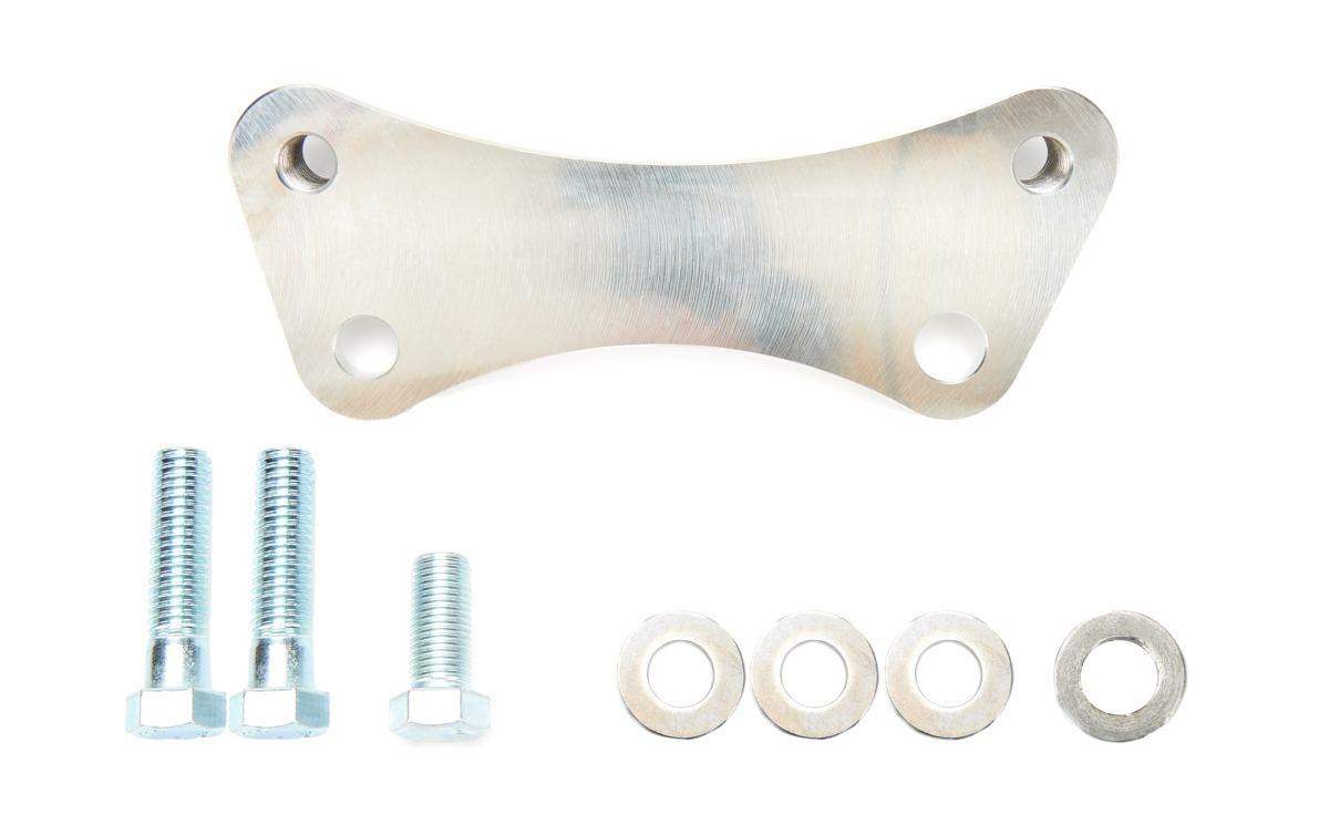 MPD Racing 17030 Brake Caliper Bracket, Front, Radial Mount, Aluminum, Natural Anodized, Each