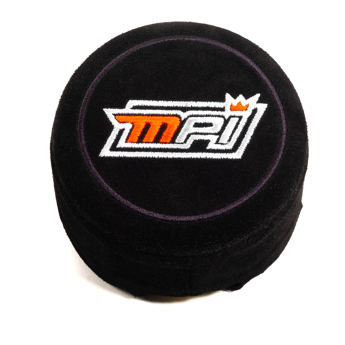MPI USA MPI-A-CP-MPLM Steering Wheel Pad, 3 Spoke, Wrap Around, Snap Attachment, Suede, Black, Each