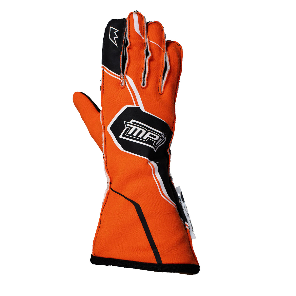 MPI USA MPI-GL-O-XL Driving Gloves, SFI 3.3/5, Double Layer, Nomex, Padded Palm, Orange / Black, X-Large, Pair