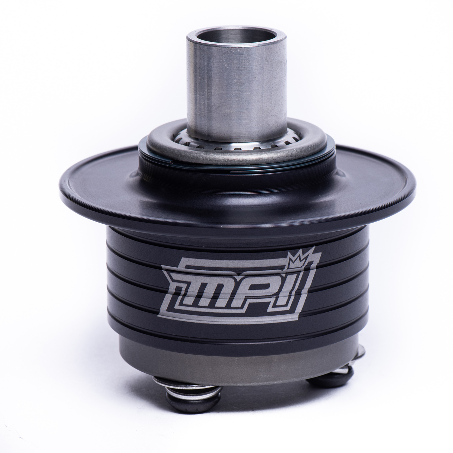 MPI USA MPI-QR-3BLT Steering Wheel Quick Release, 360 Degree Release, Aluminum, Black Anodized, 3-Bolt Steering Wheel, Kit