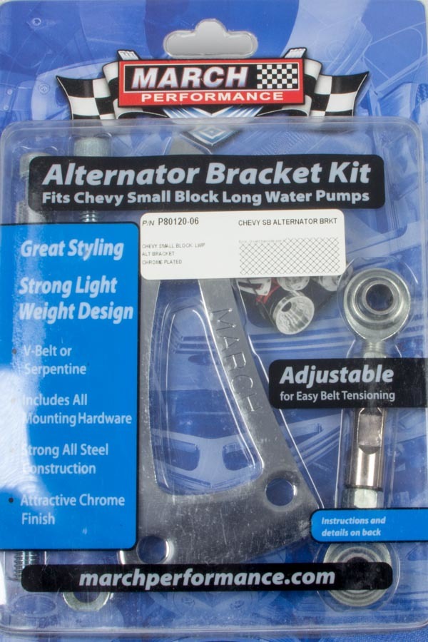 MARCH PERFORMANCE — MARCH PERFORMANCE Alternator Bracket SBC LWP