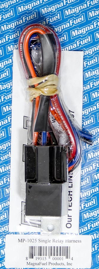 Magnafuel MP-1025 Relay Switch, Single Pole, 30 amp, 12V, Wiring Included, Universal, Kit