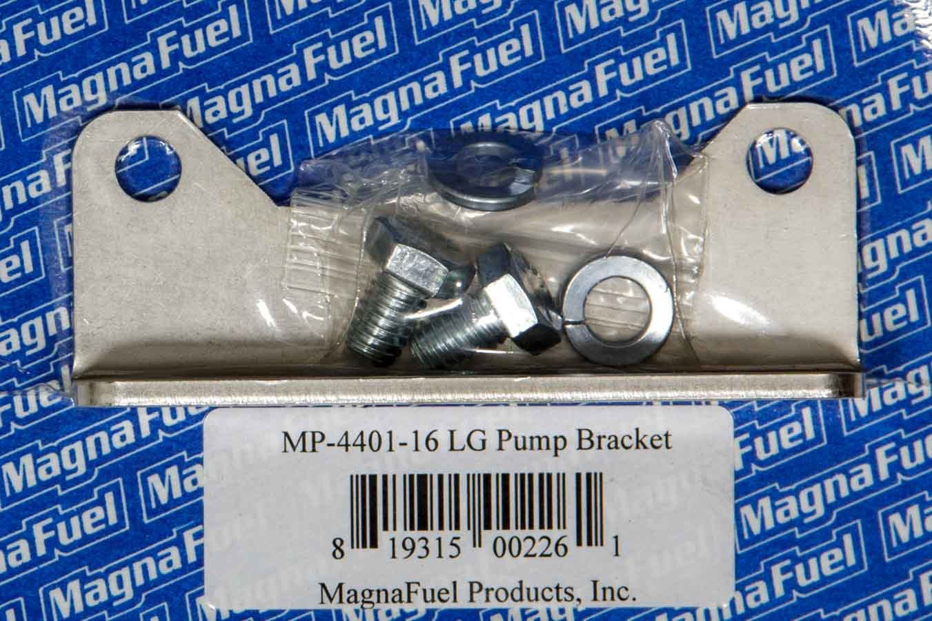 Magnafuel MP-4401-16 Fuel Pump Bracket, Hardware Included, Steel, Zinc Oxide, Magnafuel Pumps, Each