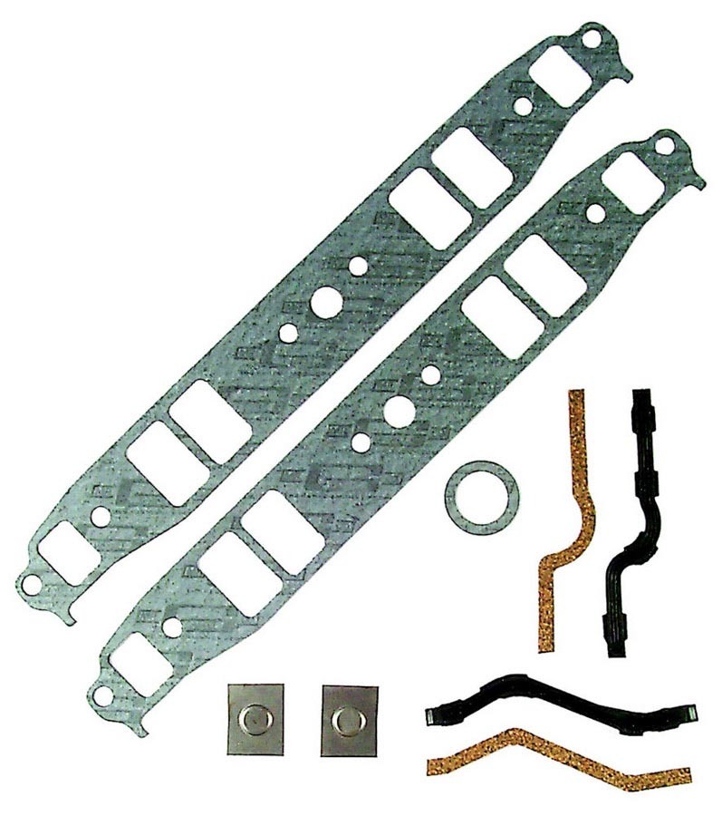 Mr. Gasket 100 Intake Manifold Gasket, Performance, 0.060 in Thick, 1.200 x 1.870 in Rectangular Port, Composite, Small Block Chevy, Kit
