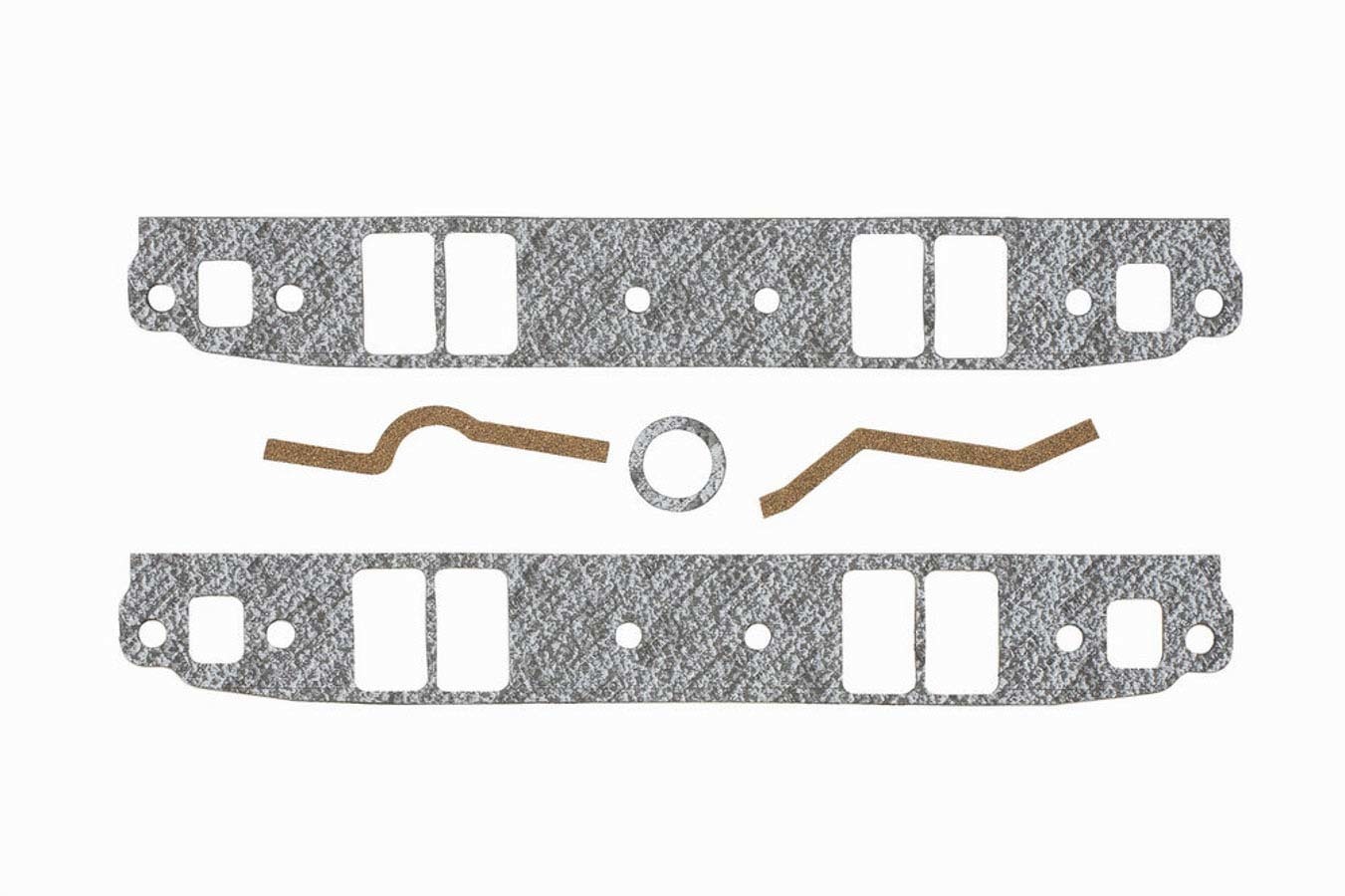 Mr. Gasket 116 Intake Manifold Gasket, Performance, 0.120 in Thick, 1.310 x 2.190 in Rectangular Port, Composite, Small Block Chevy, Kit