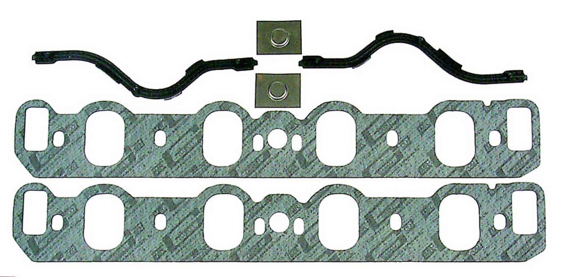 Mr. Gasket Standard Intake Sets 222 Gaskets, Manifold, Intake, Composite, 2.16 in. x 1.53 in. Port, .0625 in. Thick, Ford, 351M/400, 2V, Set thumbnail 2