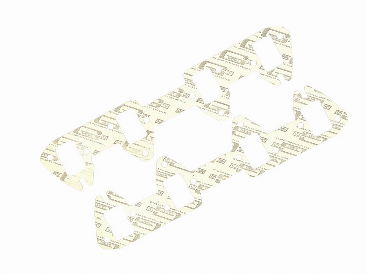 Exhaust Manifold / Header Gasket - Performance - 1.380 x 2.120 in Rectangle Port - Composite - 14-Bolt Holes - Ford FE-Series - Pair
